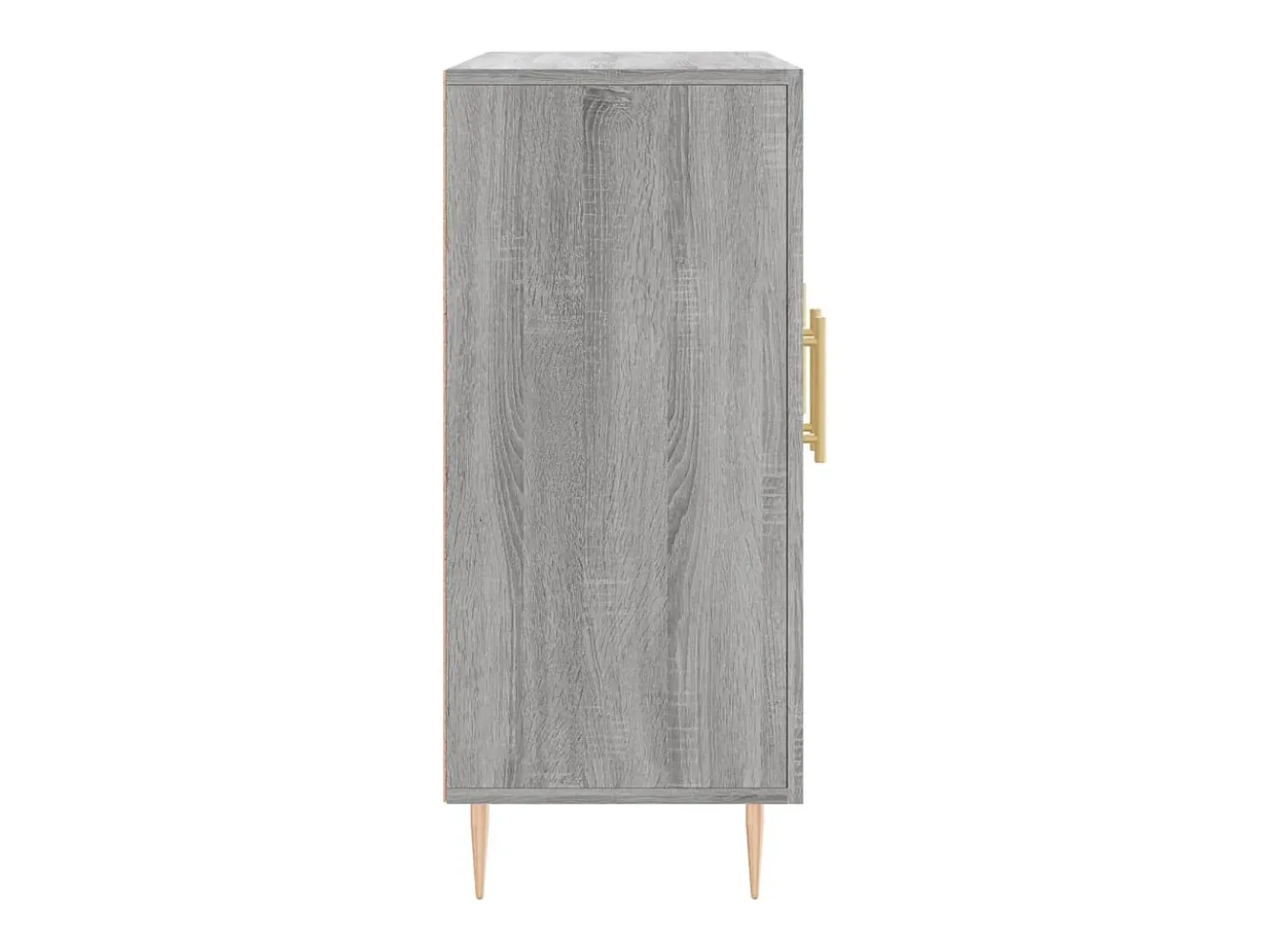Aparador cómoda cómoda armario mueble organizador cocina salón salón Sonoma 90 x 34 x 80 cm madera contrachapada gris 02_0036549