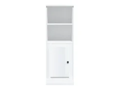 Aparador cómoda cómoda armario mueble organizador cocina salón salón alto brillo 36 x 35,5 x 103,5 cm madera contrachapada blanco 02_0032974
