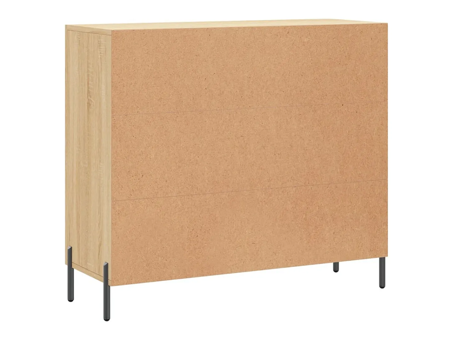 Aparador cómoda cómoda armario mueble organizador cocina salón salón Sonoma 90 x 34 x 80 cm madera contrachapada marrón 02_0031735
