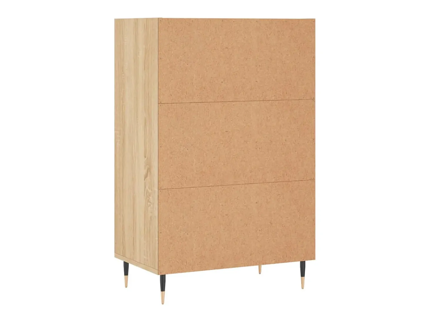 Aparador cómoda cómoda armario mueble organizador cocina salón salón alto Sonoma 57 x 35 x 90 cm madera contrachapada marrón 02_0034075