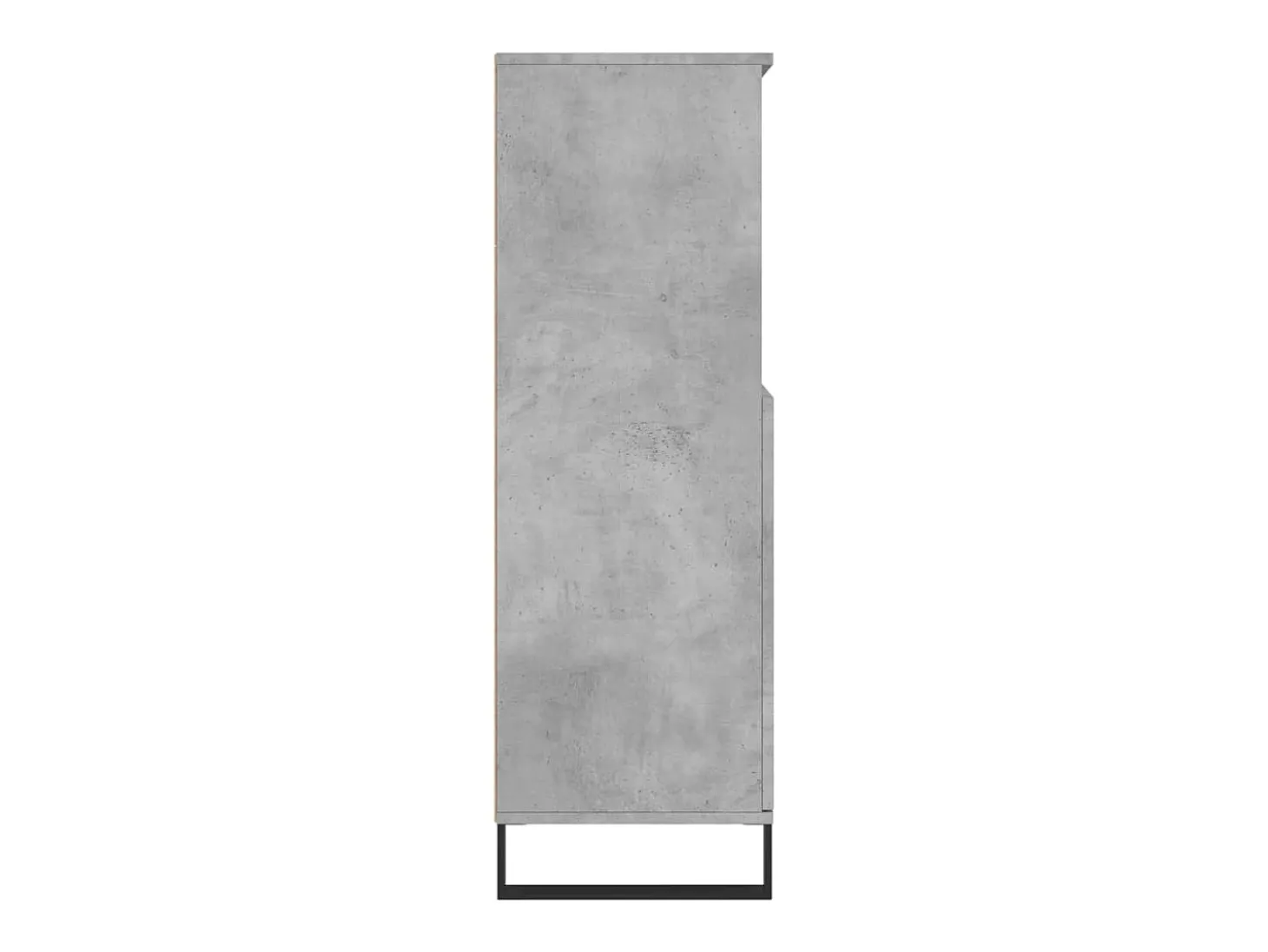 Aparador cómoda cómoda armario mueble organizador cocina salón salón alto 60 x 36 x 110 cm madera contrachapada gris 02_0034458