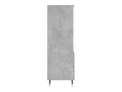 Aparador cómoda cómoda armario mueble organizador cocina salón salón alto 40 x 36 x 110 cm madera contrachapada gris 02_0034434