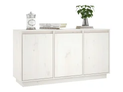 Aparador cómoda cómoda armario mueble organizador cocina salón salón 111 x 34 x 60 cm madera maciza de pino blanco 02_0030201