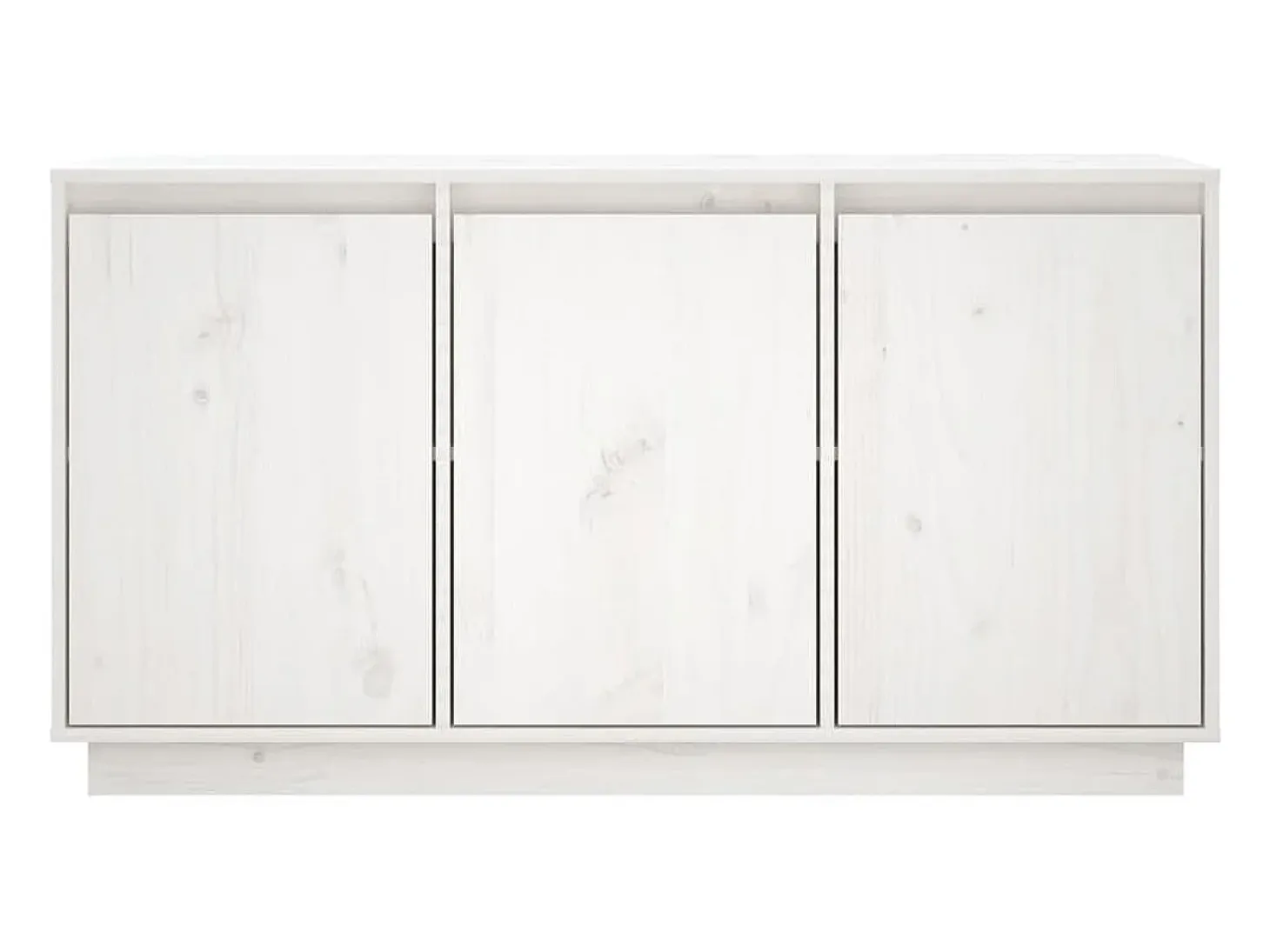 Aparador cómoda cómoda armario mueble organizador cocina salón salón 111 x 34 x 60 cm madera maciza de pino blanco 02_0030201