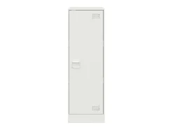 Aparador cómoda cómoda armario mueble organizador cocina salón salón 34,5 x 39 x 107 cm acero blanco 02_0030284