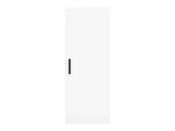 Aparador cómoda cómoda armario mueble organizador cocina salón salón alto 34,5 x 34 x 180 cm madera contrachapada blanco 02_0032332