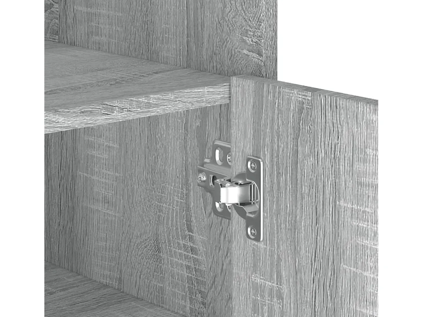 Aparador cómoda cómoda armario mueble organizador cocina salón salón Sonoma 73,5 x 35 x 75 cm madera contrachapada gris 02_0036522