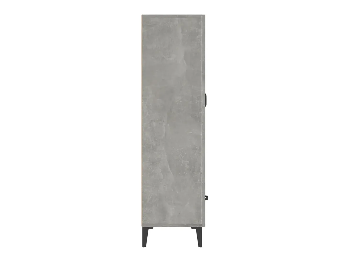 Aparador cómoda cómoda armario mueble organizador cocina salón salón alto 70 x 31 x 115 cm madera contrachapada gris 02_0034708