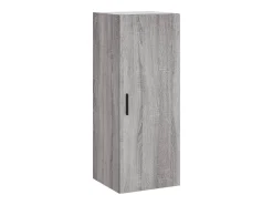 Aparador cómoda cómoda armario mueble organizador cocina salón salón alto Sonoma 34,5 x 34 x 180 cm madera contrachapada gris 02_0035328
