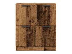Aparador cómoda cómoda armario mueble organizador cocina salón salón madera vieja 60 x 30 x 70 cm madera contrachapada marrón 02_0036603
