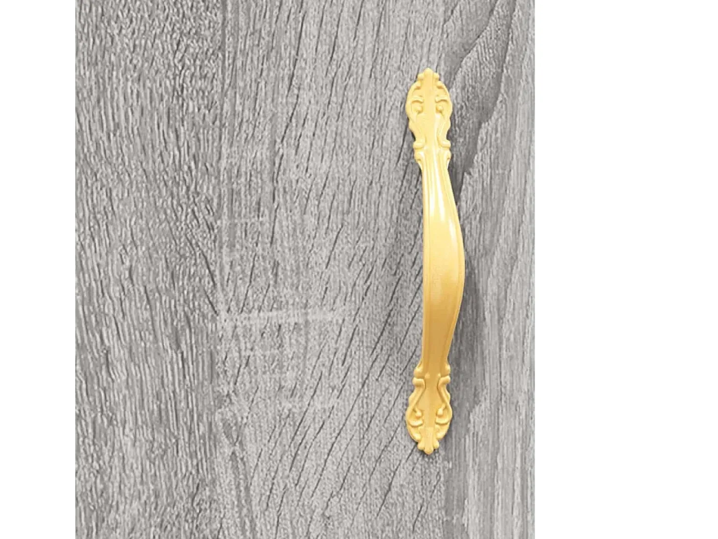 Aparador cómoda cómoda armario mueble organizador cocina salón salón alto Sonoma 69,5 x 31 x 115 cm madera contrachapada gris 02_0035406