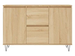 Aparador cómoda cómoda armario unidad de almacenamiento organizador cocina salón salón Sonoma 104 x 35 x 70 cm madera contrachapada marrón 02_0031485