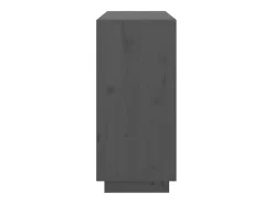Aparador cómoda cómoda armario mueble organizador cocina salón salón 111 x 34 x 75 cm madera maciza de pino gris 02_0031778