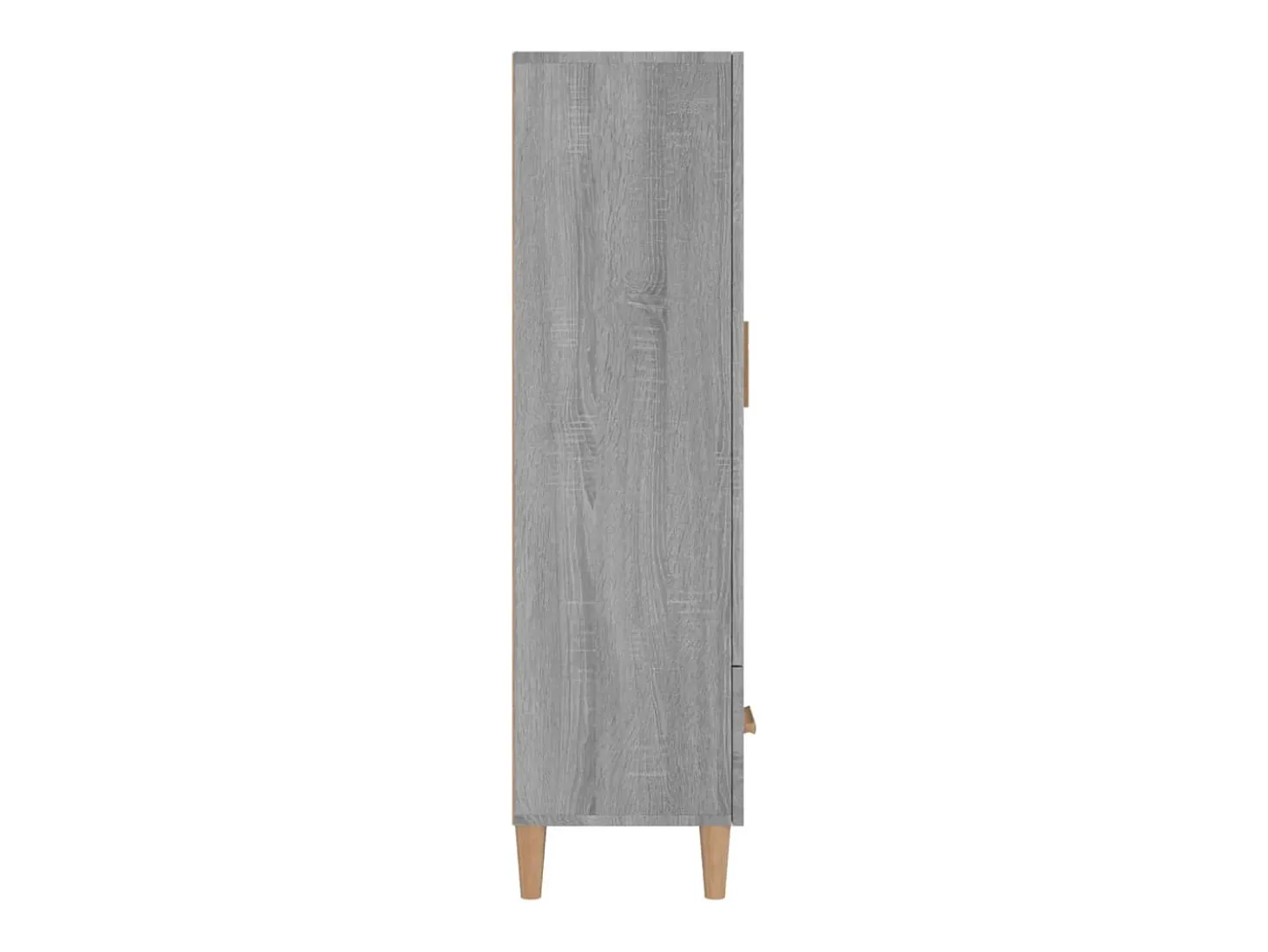 Aparador cómoda cómoda armario unidad de almacenamiento organizador cocina salón salonsonoma 70 x 31 x 115 cm madera contrachapada gris 02_0036504