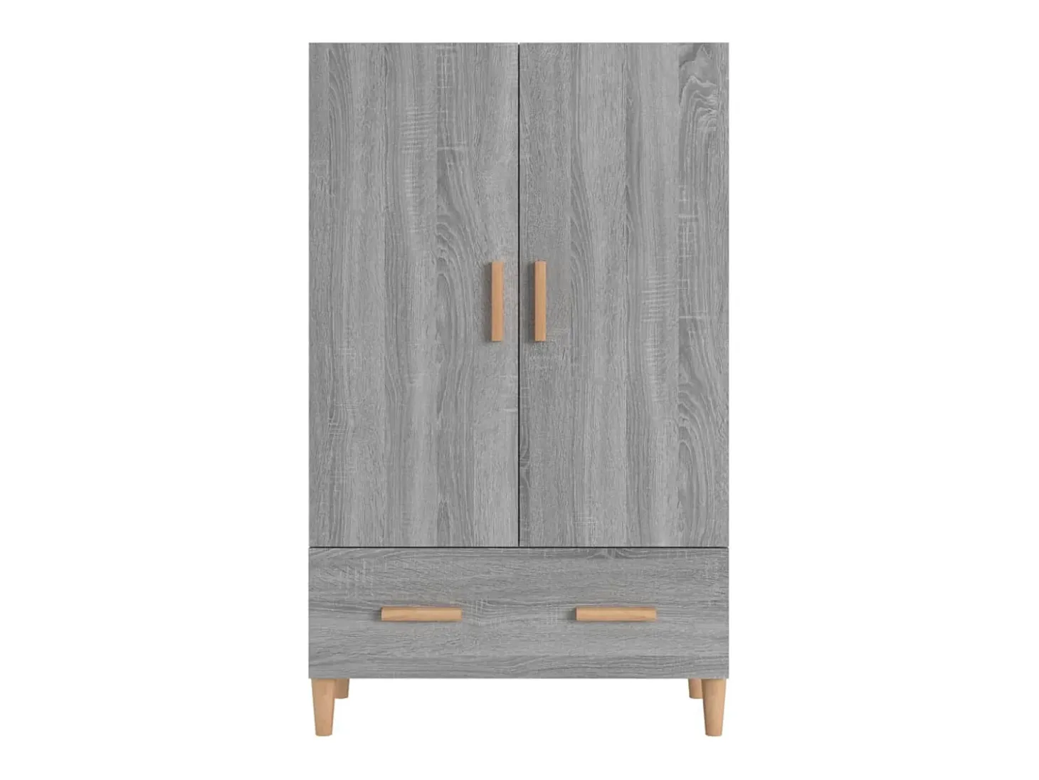 Aparador cómoda cómoda armario unidad de almacenamiento organizador cocina salón salonsonoma 70 x 31 x 115 cm madera contrachapada gris 02_0036504