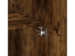 Aparador cómoda cómoda armario mueble organizador cocina salón salón alto 70 x 42,5 x 185 cm madera contrachapada marrón 02_0033556