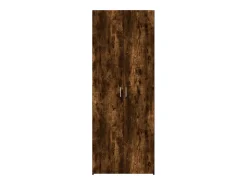 Aparador cómoda cómoda armario mueble organizador cocina salón salón alto 70 x 42,5 x 185 cm madera contrachapada marrón 02_0033556
