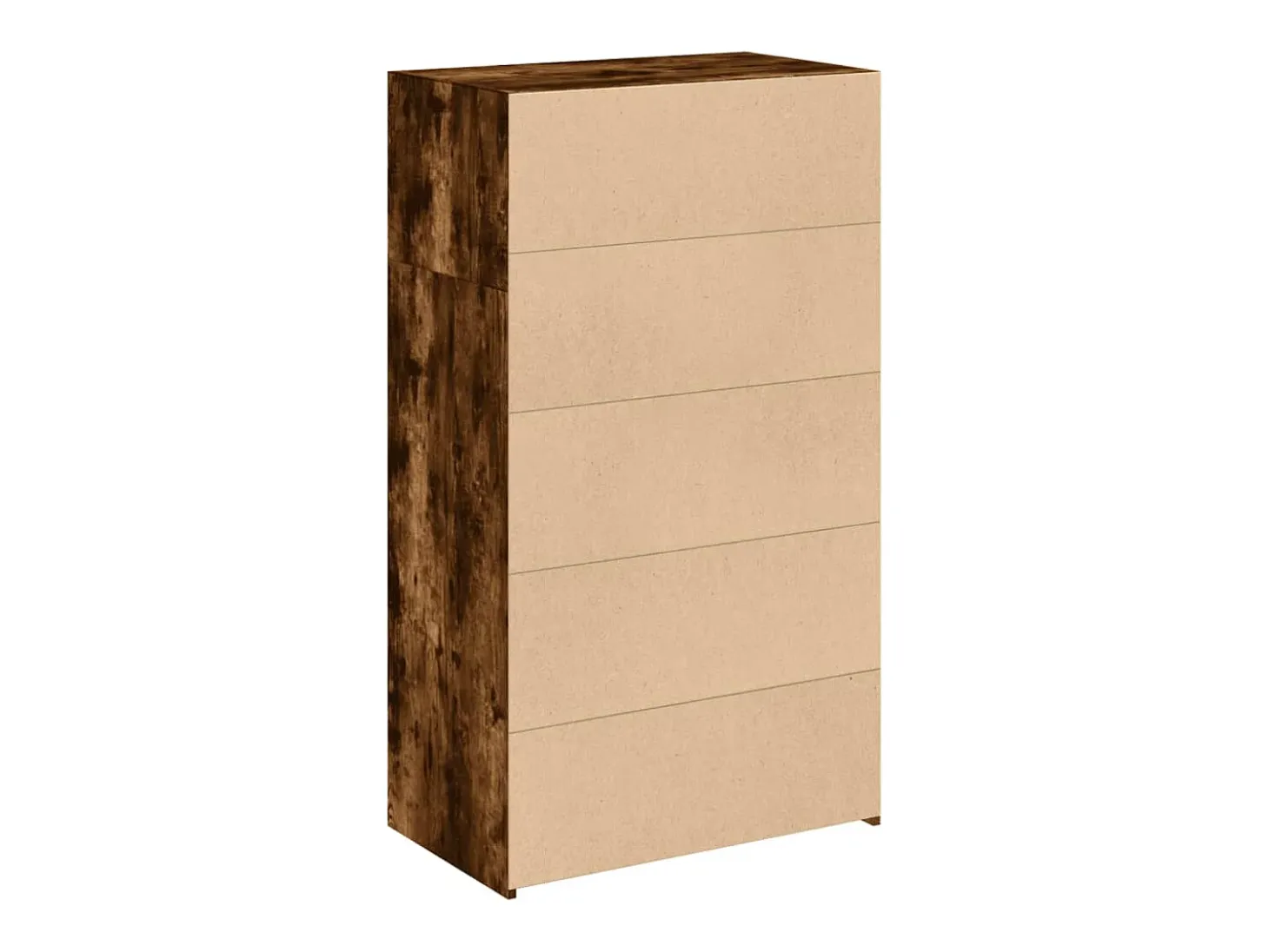Aparador cómoda cómoda armario mueble organizador cocina salón salón alto 70 x 41 x 124 cm madera contrachapada marrón 02_0033554