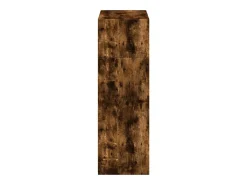 Aparador cómoda cómoda armario mueble organizador cocina salón salón alto 70 x 41 x 124 cm madera contrachapada marrón 02_0033554