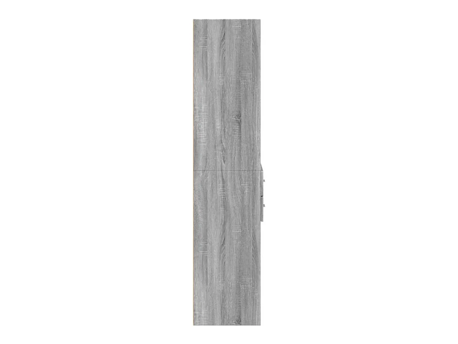 Aparador cómoda cómoda armario mueble organizador cocina salón salón alto Sonoma 70 x 42,5 x 185 cm madera contrachapada gris 02_0035631