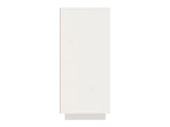 Aparador cómoda cómoda armario mueble organizador cocina salón salón 60 x 35 x 80 cm madera maciza de pino blanco 02_0030373