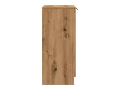 Aparador cómoda cómoda armario unidad de almacenamiento organizador cocina salón sala de manualidades 60 x 30 x 70 cm madera contrachapada marrón 02_0030815