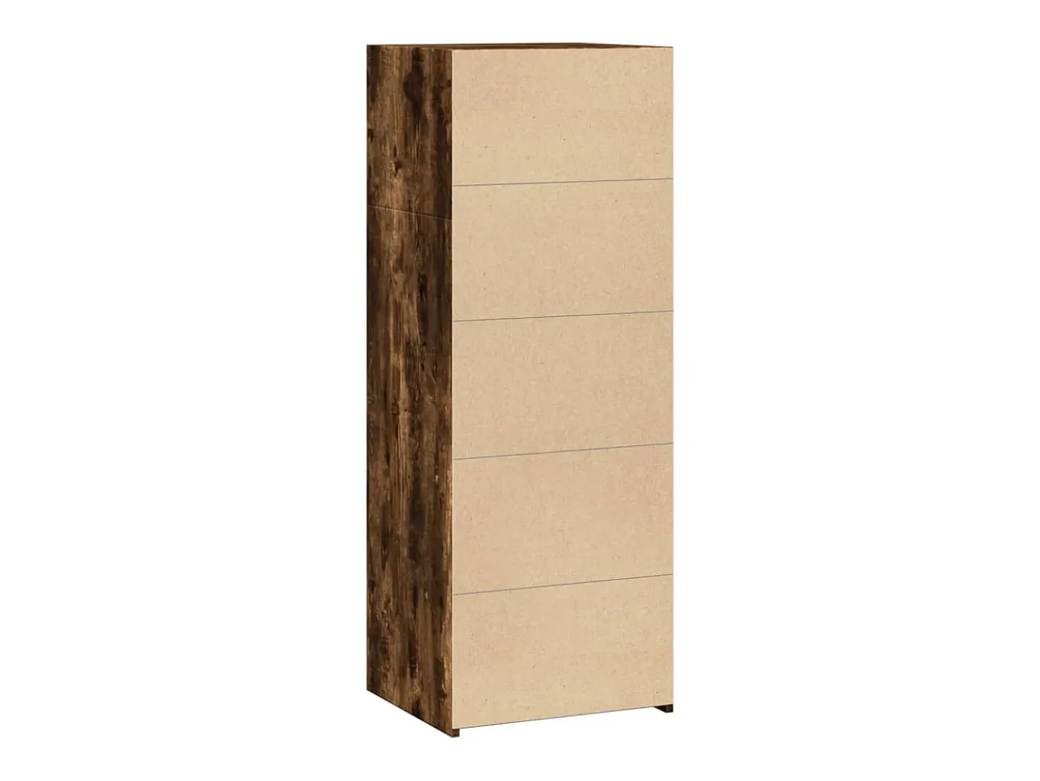 Aparador cómoda cómoda armario mueble organizador cocina salón salón alto 45 x 41 x 124 cm madera contrachapada marrón 02_0033359