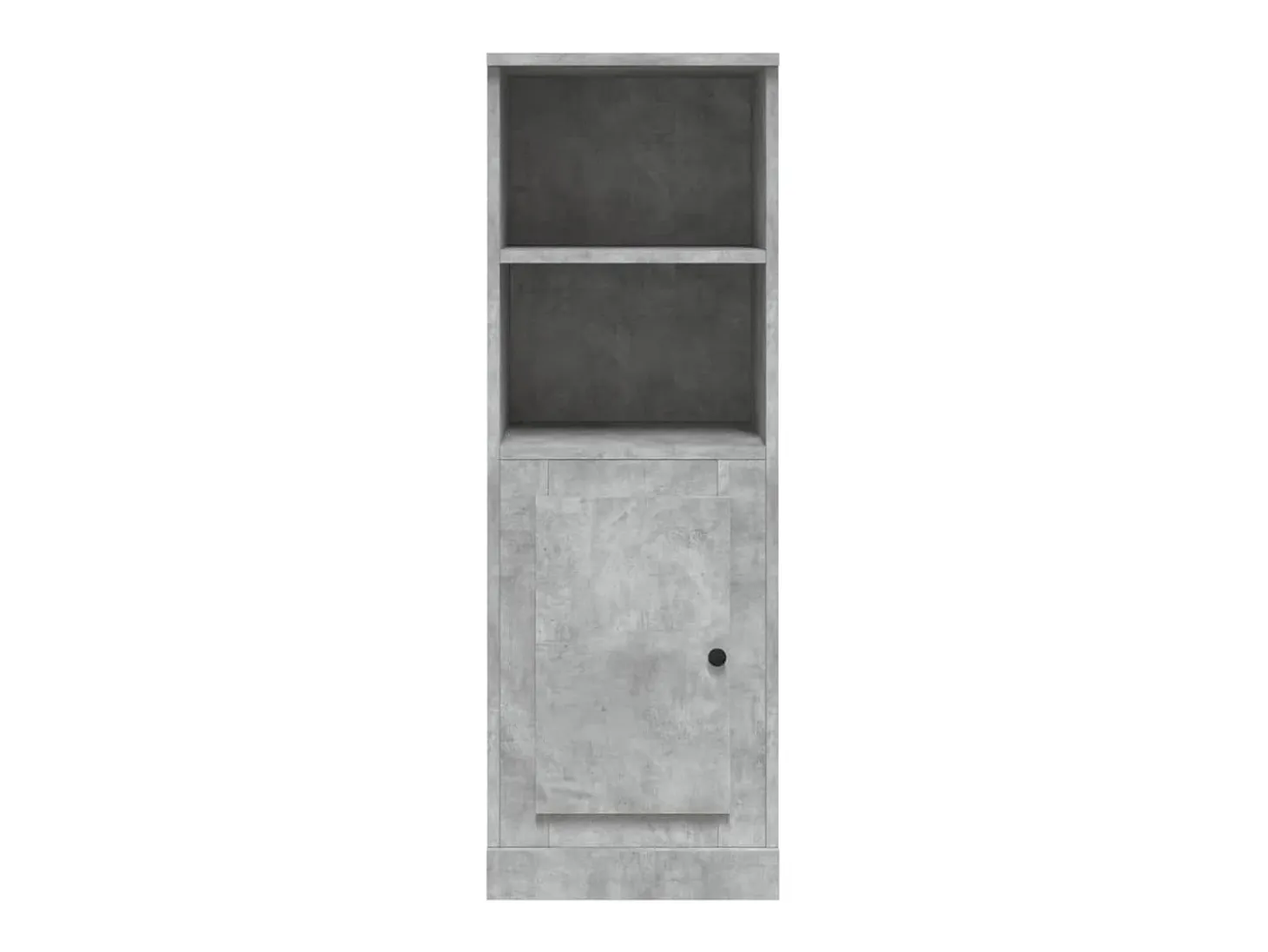 Aparador cómoda cómoda armario mueble organizador cocina salón salón alto 36 x 35,5 x 103,5 cm madera contrachapada gris 02_0034430