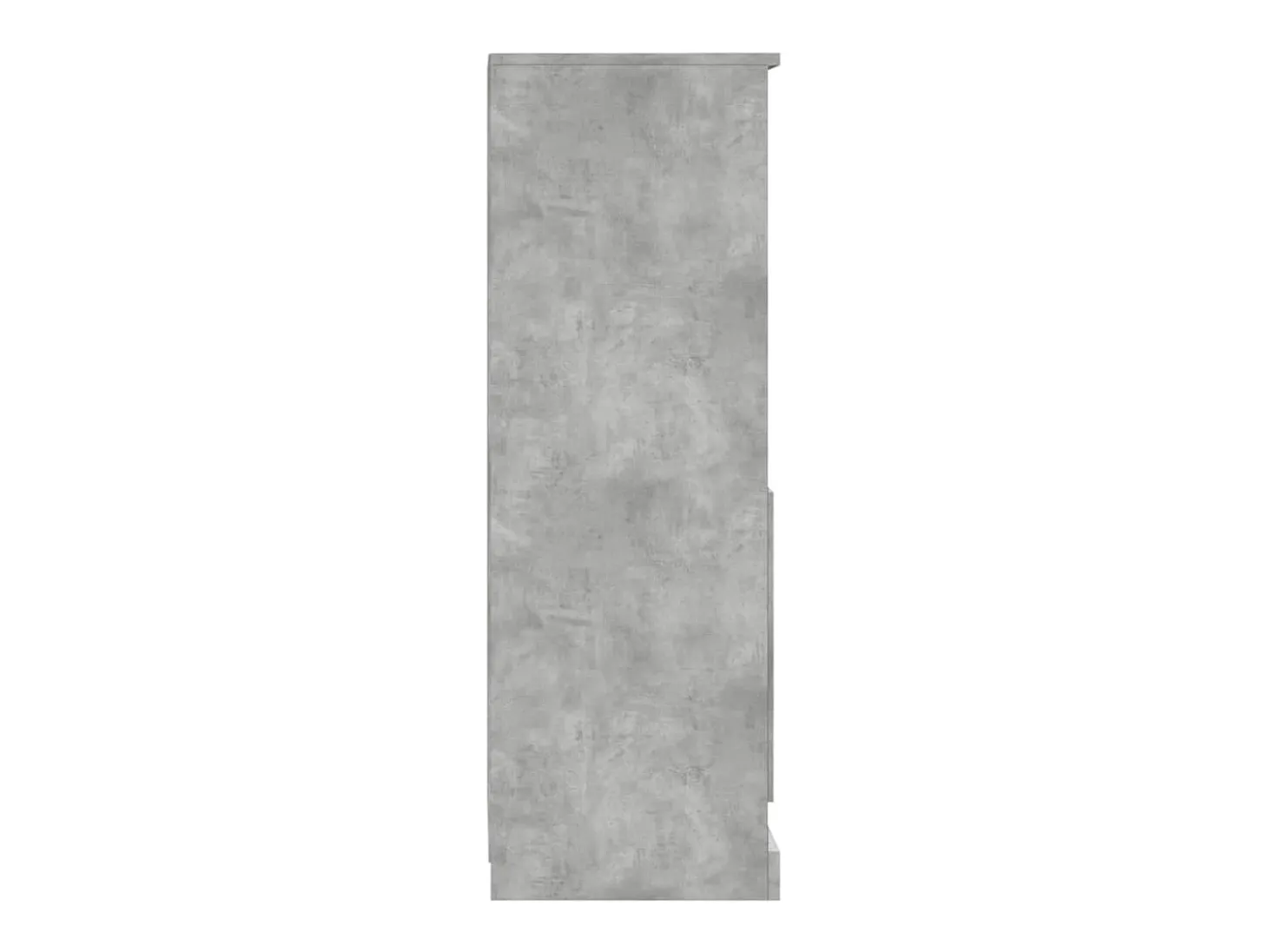 Aparador cómoda cómoda armario mueble organizador cocina salón salón alto 36 x 35,5 x 103,5 cm madera contrachapada gris 02_0034430
