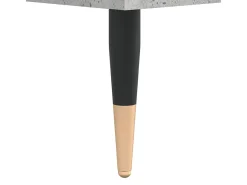 Aparador cómoda cómoda armario mueble organizador cocina salón salón juego de 2 madera contrachapada gris 02_0036872