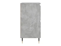 Aparador cómoda cómoda armario mueble organizador cocina salón salón juego de 2 madera contrachapada gris 02_0036872
