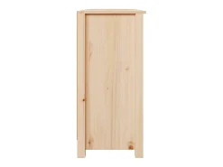 Aparador cómoda cómoda armario mueble organizador cocina salón salón 100 x 35 x 74 cm madera maciza de pino marrón 02_0029496