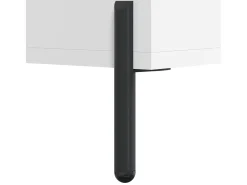 Aparador cómoda cómoda armario mueble organizador cocina salón salón alto 69,5 x 34 x 180 cm madera contrachapada blanco 02_0032695