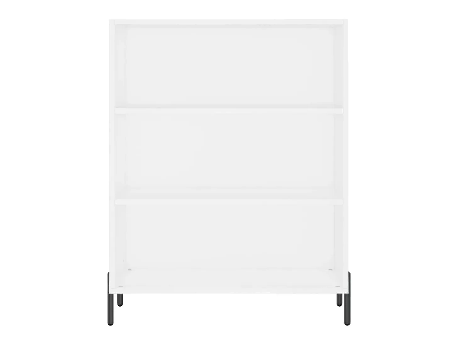 Aparador cómoda cómoda armario mueble organizador cocina salón salón alto 69,5 x 34 x 180 cm madera contrachapada blanco 02_0032695