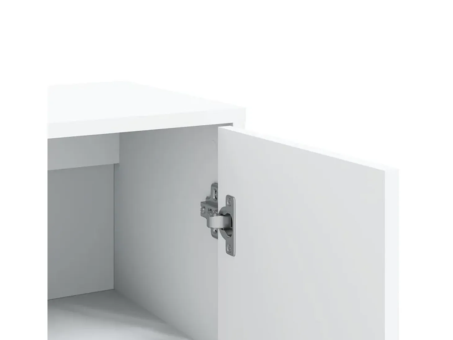 Aparador cómoda cómoda mueble mueble de almacenaje organizador cocina salón salón 60 x 31 x 84 cm madera contrachapada blanco 02_0030345
