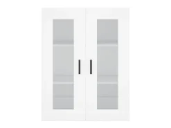 Aparador cómoda cómoda mueble mueble de almacenaje organizador cocina salón salón alto 69,5 x 34 x 180 cm madera contrachapada blanco 02_0032641