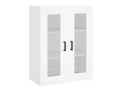 Aparador cómoda cómoda mueble mueble de almacenaje organizador cocina salón salón alto 69,5 x 34 x 180 cm madera contrachapada blanco 02_0032641