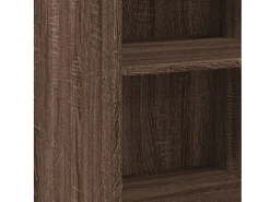 Aparador cómoda cómoda mueble mueble de almacenaje organizador cocina salón salón 45 x 41 x 93 cm madera contrachapada marrón 02_0031262