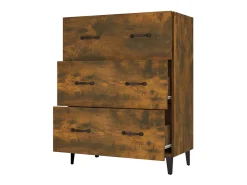Aparador cómoda cómoda mueble mueble de almacenaje organizador cocina salón salón 69,5 x 34 x 90 cm madera contrachapada marrón 02_0031014