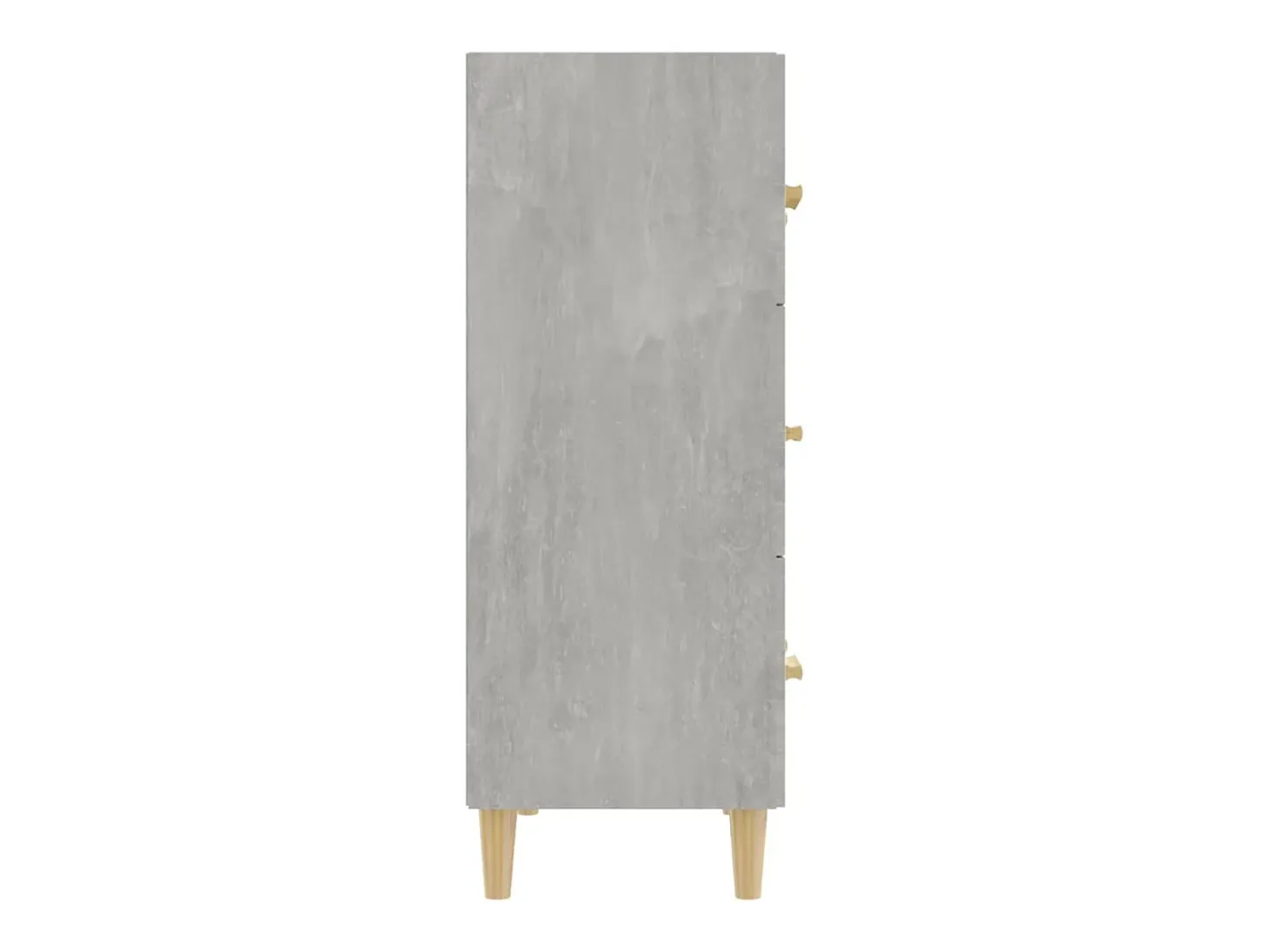 Aparador cómoda cómoda mueble mueble de almacenaje organizador cocina salón salón 70 x 34 x 90 cm madera contrachapada gris 02_0032081