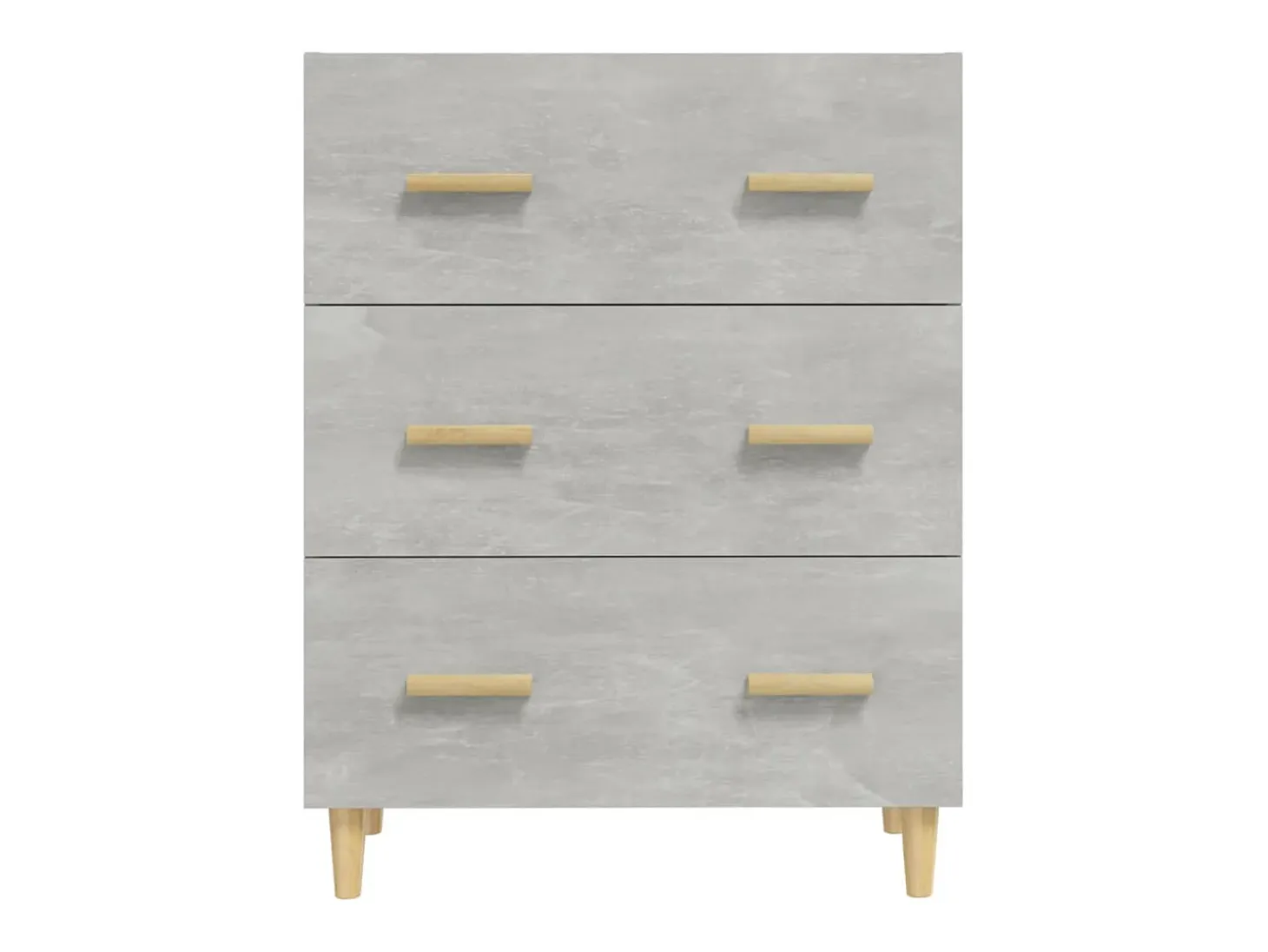 Aparador cómoda cómoda mueble mueble de almacenaje organizador cocina salón salón 70 x 34 x 90 cm madera contrachapada gris 02_0032081