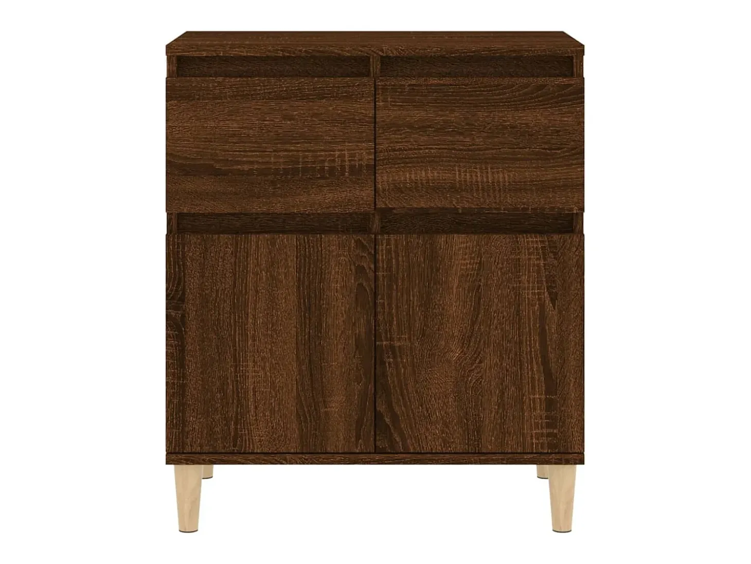 Aparador cómoda cómoda mueble mueble de almacenaje organizador cocina salón salón 60 x 35 x 70 cm madera contrachapada marrón 02_0031293