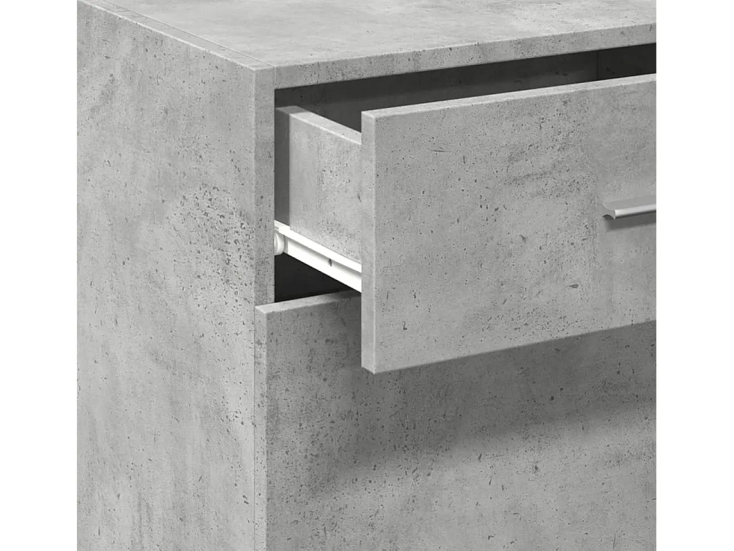 Aparador cómoda cómoda mueble mueble de almacenaje organizador cocina salón salón 45 x 42,5 x 93 cm madera contrachapada gris 02_0031942