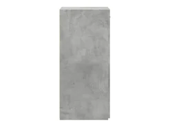 Aparador cómoda cómoda mueble mueble de almacenaje organizador cocina salón salón 45 x 42,5 x 93 cm madera contrachapada gris 02_0031942