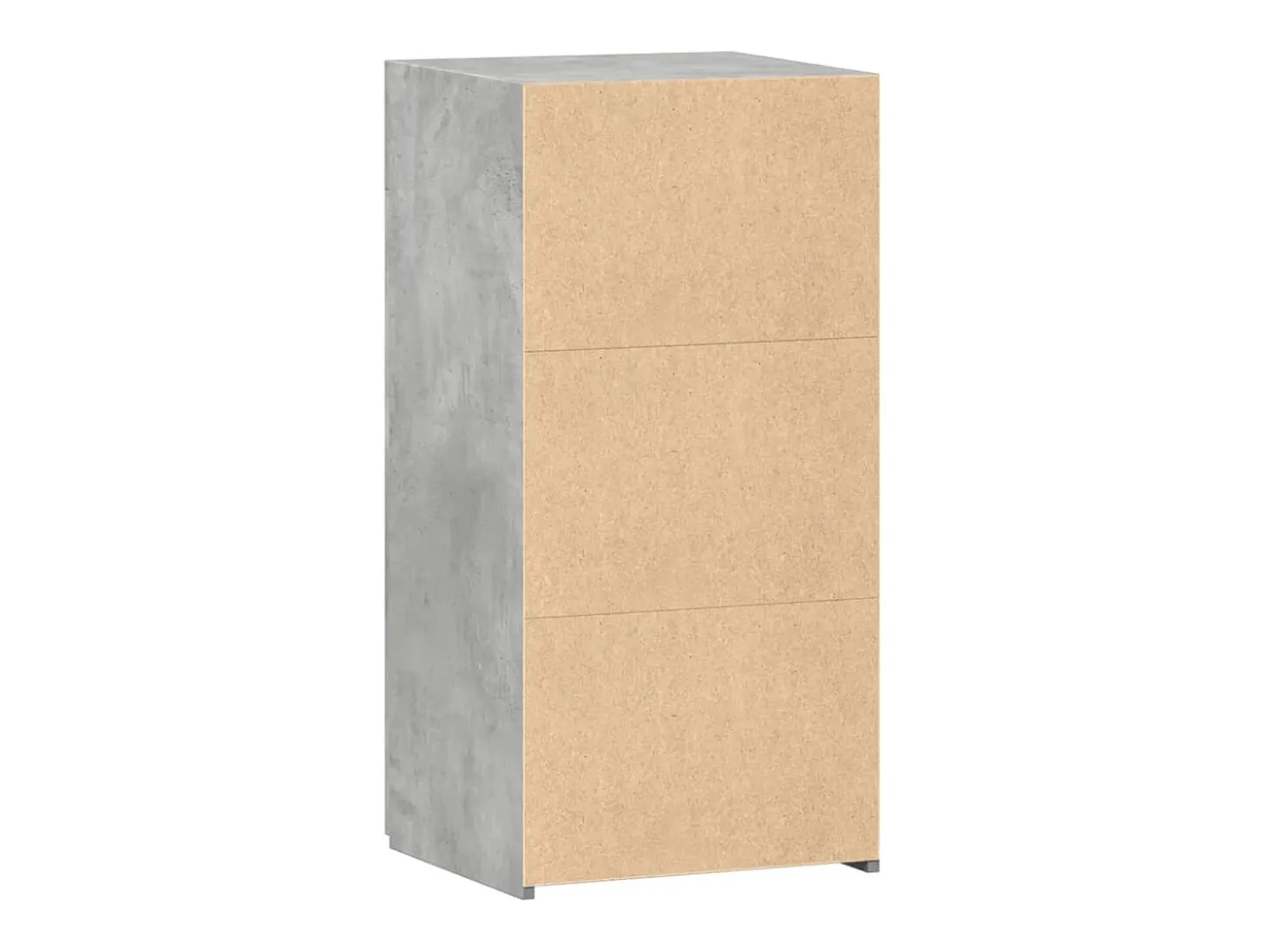 Aparador cómoda cómoda mueble mueble de almacenaje organizador cocina salón salón 45 x 42,5 x 93 cm madera contrachapada gris 02_0031942