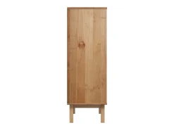 Aparador Cómoda Cómoda Mueble Almacenamiento Organizador Cocina Salón Salón Alto y 85 x 43 x 125 cm Madera Maciza Pino Blanco 02_0035151
