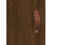 Aparador cómoda cómoda mueble mueble de almacenaje organizador cocina salón salón 34,5 x 34 x 90 cm madera contrachapada marrón 02_0031203