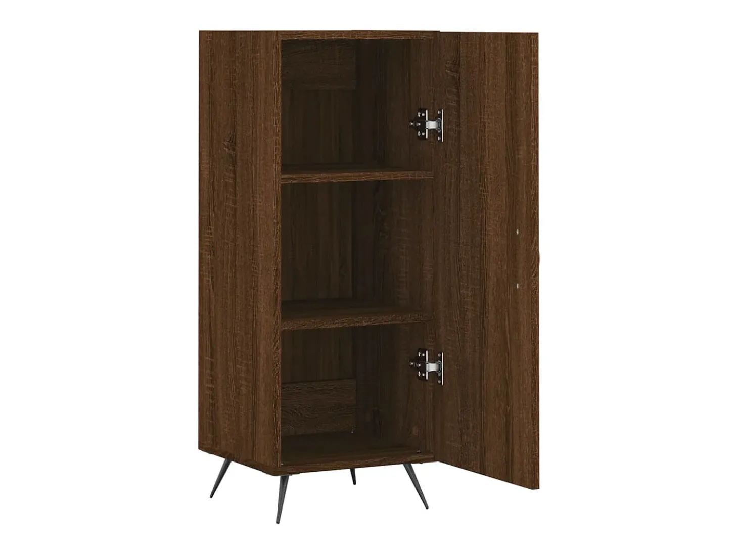 Aparador cómoda cómoda mueble mueble de almacenaje organizador cocina salón salón 34,5 x 34 x 90 cm madera contrachapada marrón 02_0031203