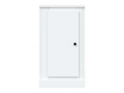 Aparador cómoda cómoda mueble mueble de almacenaje organizador cocina salón salón 37,5 x 35,5 x 67,5 cm madera contrachapada blanco 02_0030291