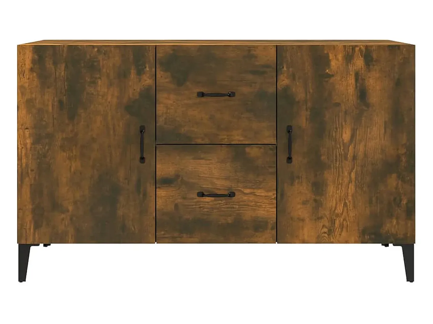 Aparador cómoda cómoda mueble mueble de almacenaje organizador cocina salón salón 100 x 36 x 60 cm madera contrachapada marrón 02_0030840